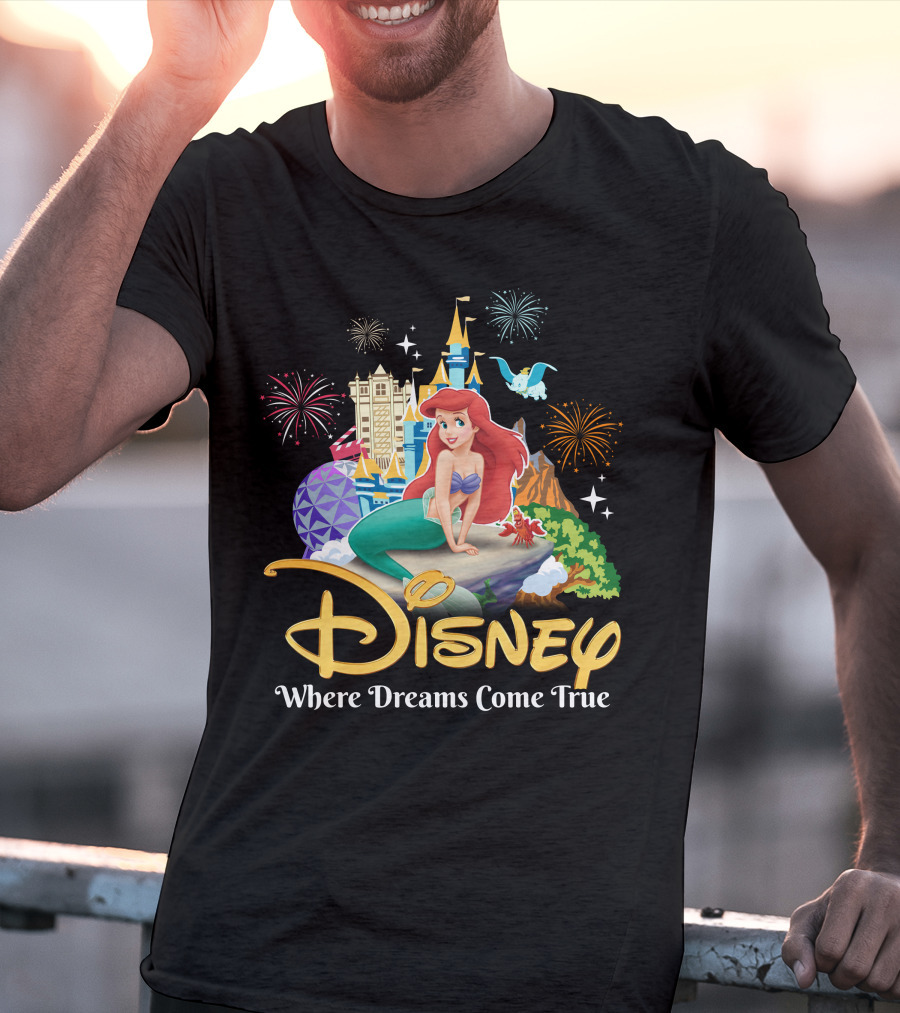 Disney Ariel Where Dreams Come True T-Shirt