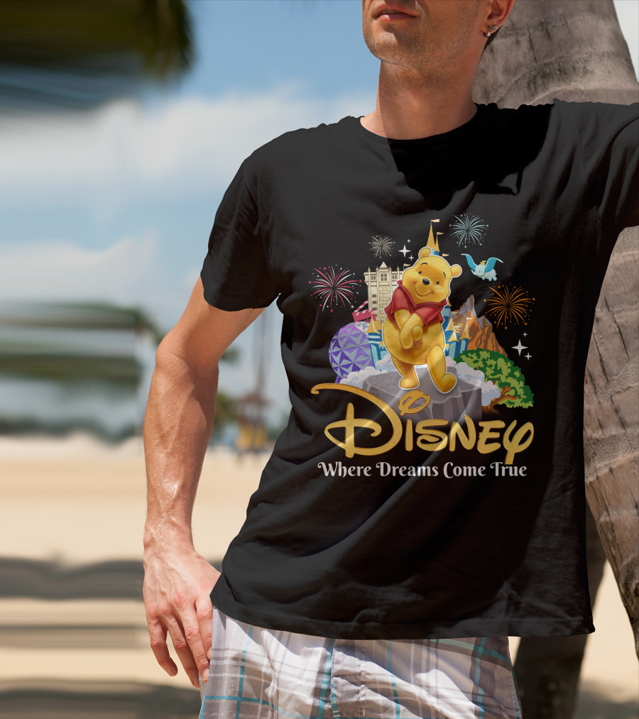 Disney Winnie The Pooh Where Dreams Come True T-Shirt