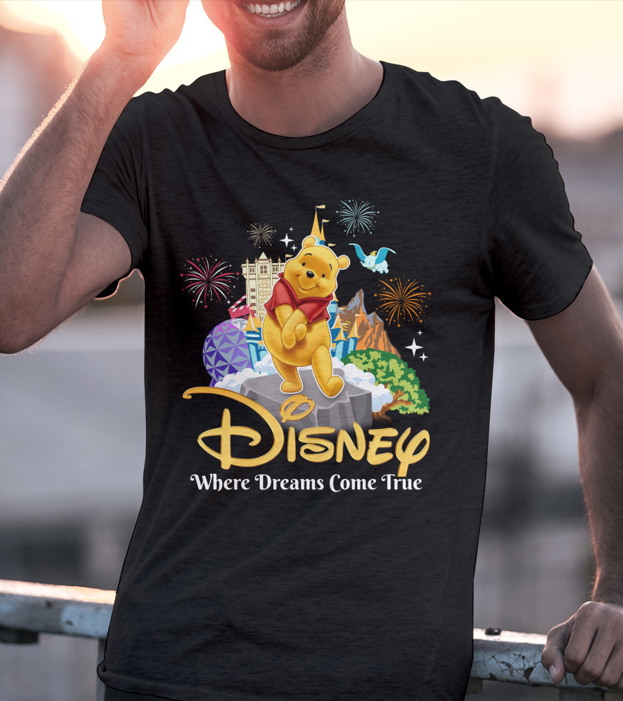 Disney Winnie The Pooh Where Dreams Come True T-Shirt
