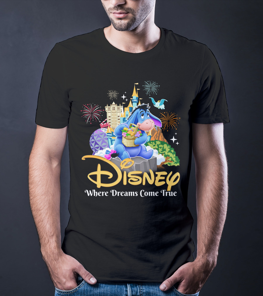 Disney Eeyore Where Dreams Come True Wonderland T-Shirt