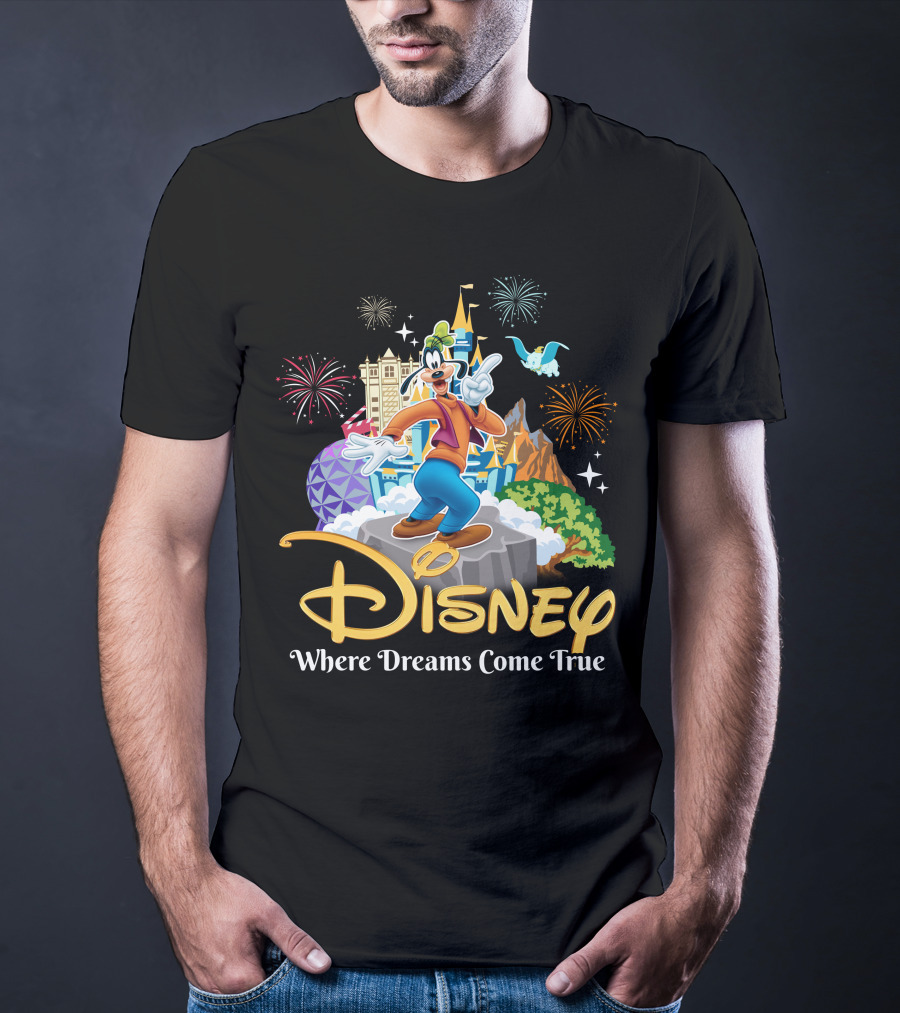 Disney Goofy Where Dreams Come True T-Shirt