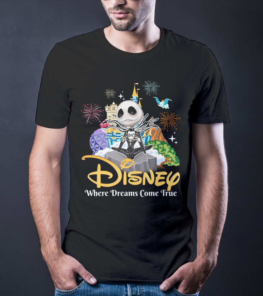 Disney Jack Skellington Where Dreams Come True T-Shirt