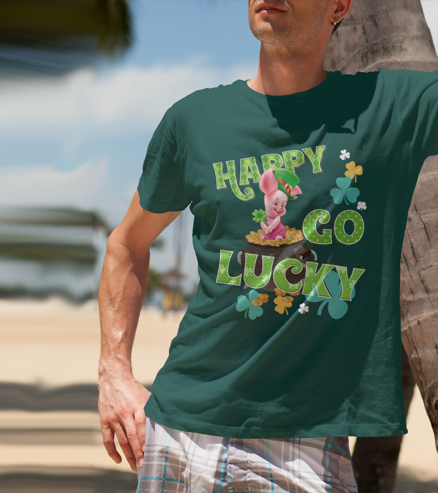 Happy Go Lucky Piglet T-Shirt
