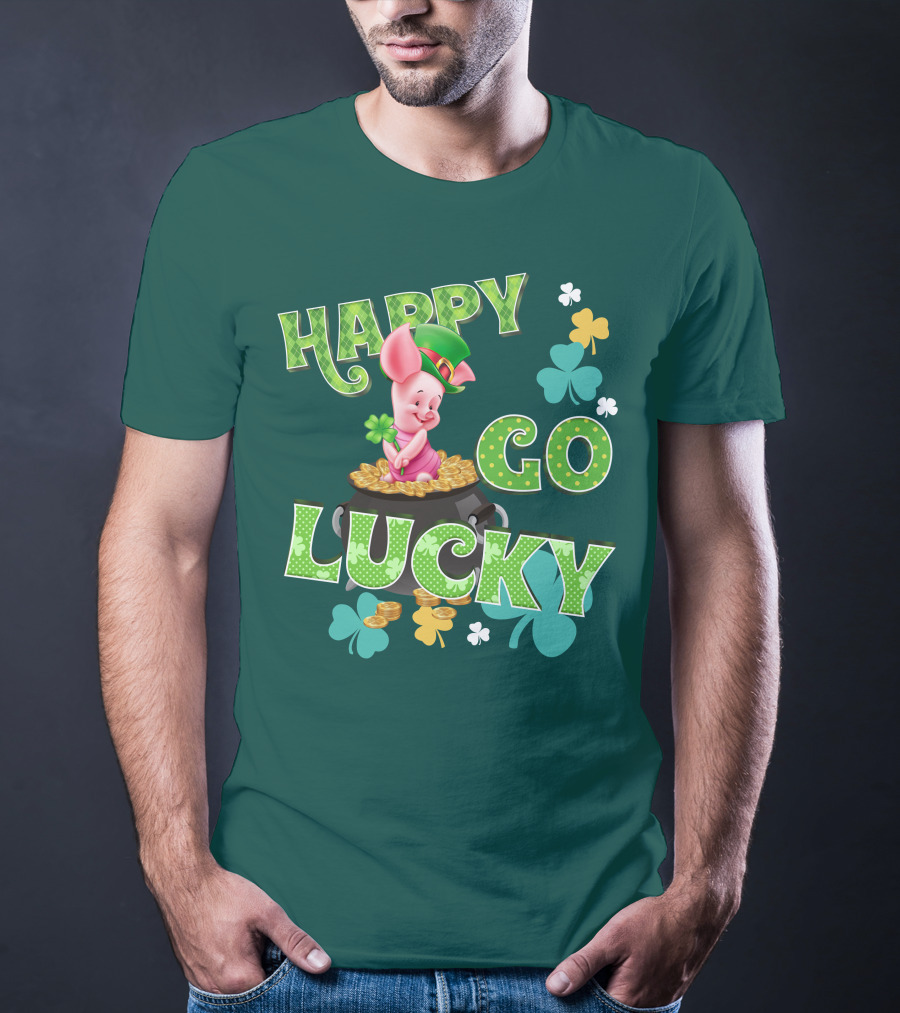 Happy Go Lucky Piglet T-Shirt