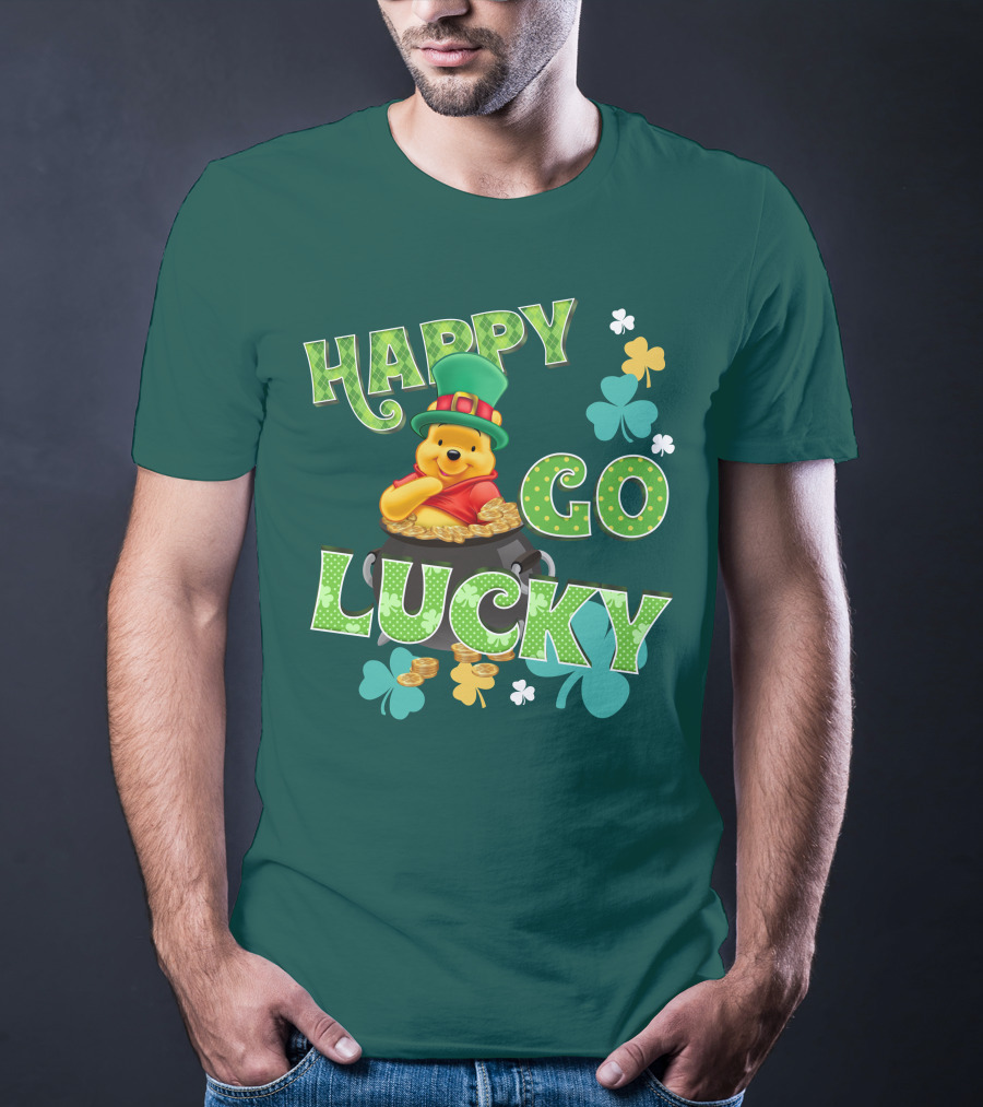 Happy Go Lucky Pooh T-Shirt