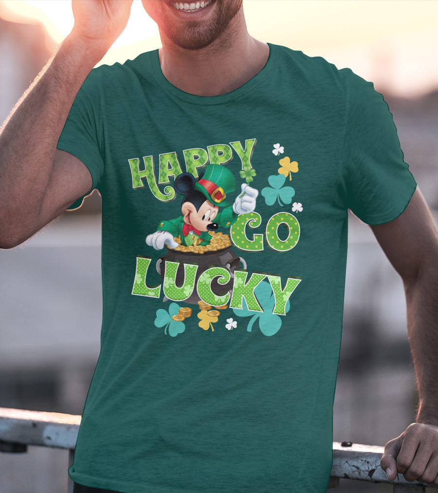 Happy Go Lucky Mickey T-Shirt