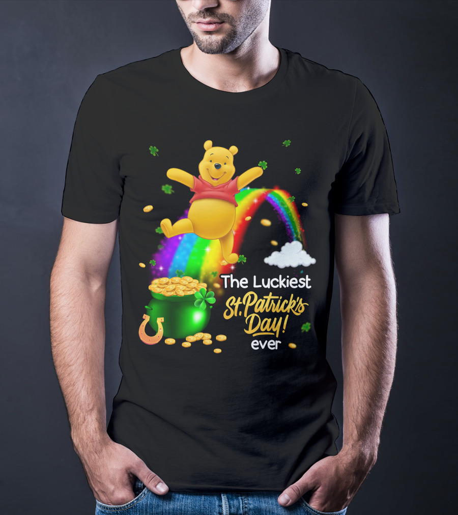 The Luckiest St. Patrick's Day Ever Pooh T-Shirt