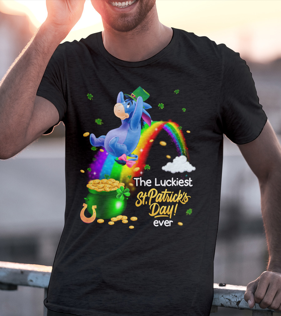 Eeyore The Luckiest St. Patrick's Day Ever T-Shirt