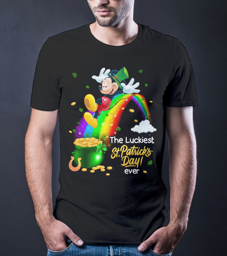 Mickey The Luckiest St. Patrick's Day Ever T-Shirt