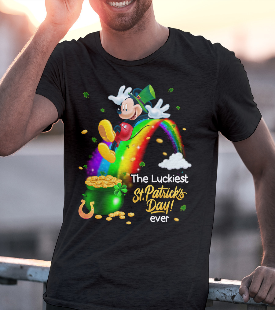 Mickey The Luckiest St. Patrick's Day Ever T-Shirt