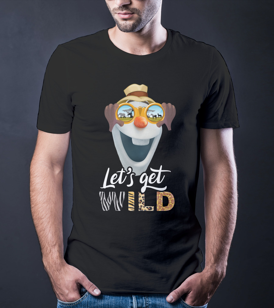 Olaf Let's Get Wild Safari Sunglasses Adventure T-Shirt