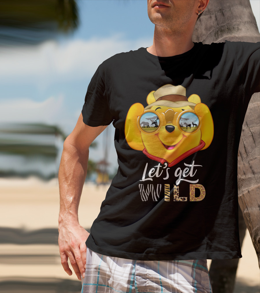 Let's Get Wild Pooh Safari Adventure T-Shirt