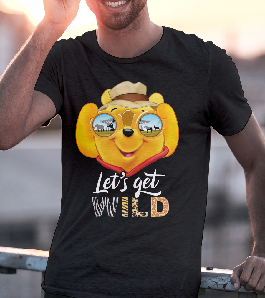 Let's Get Wild Pooh Safari Adventure T-Shirt