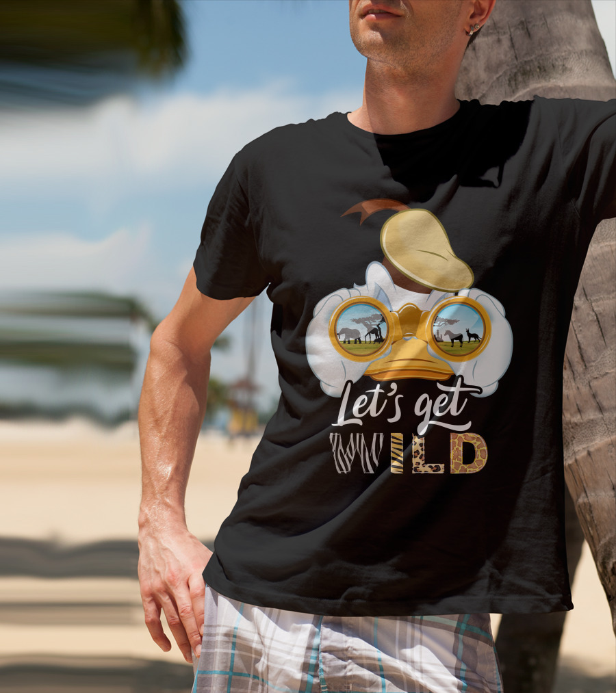 Let's Get Wild Donald Duck Safari Adventure T-Shirt