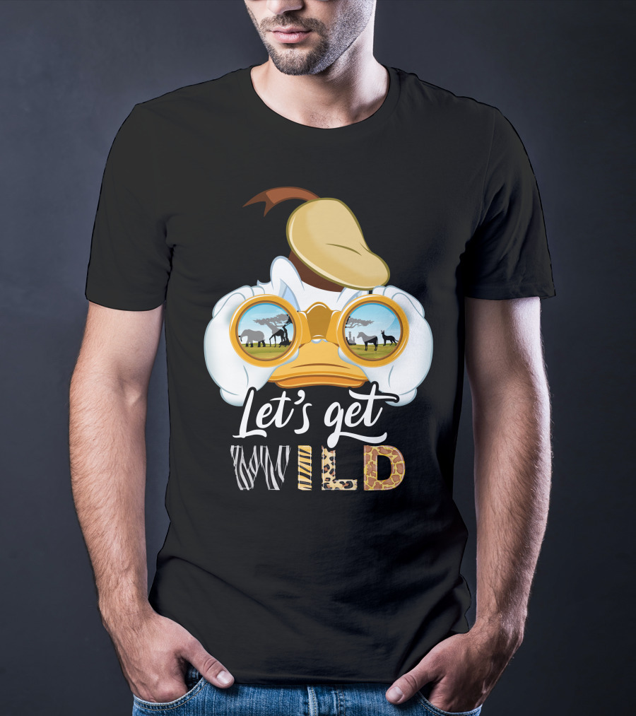 Let's Get Wild Donald Duck Safari Adventure T-Shirt