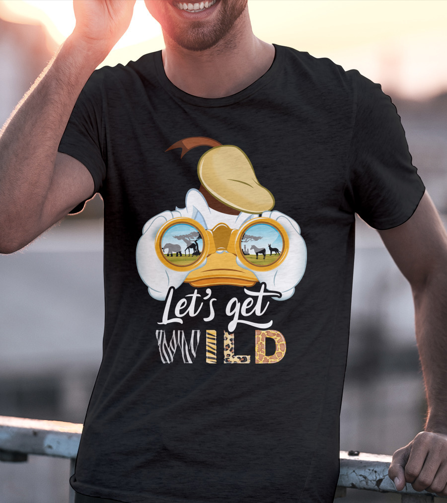 Let's Get Wild Donald Duck Safari Adventure T-Shirt