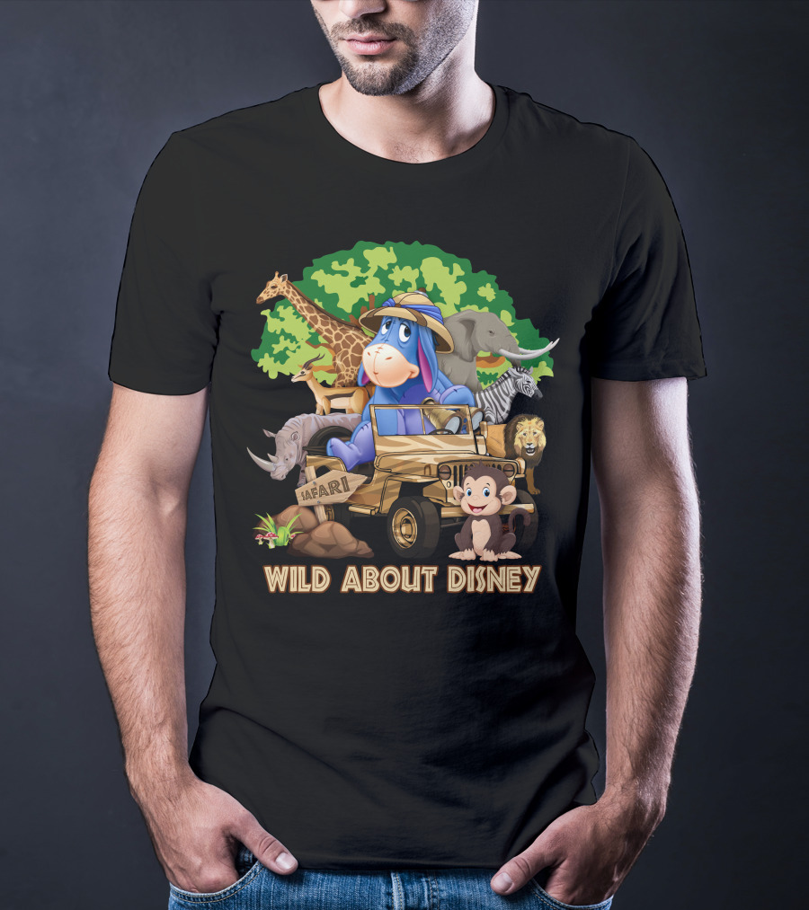 Wild About Disney Eeyore Safari Animal Adventure T-Shirt