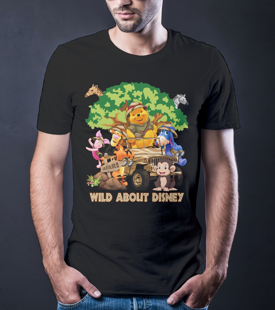 Winnie The Pooh Safari Adventure Wild About Disney T-Shirt