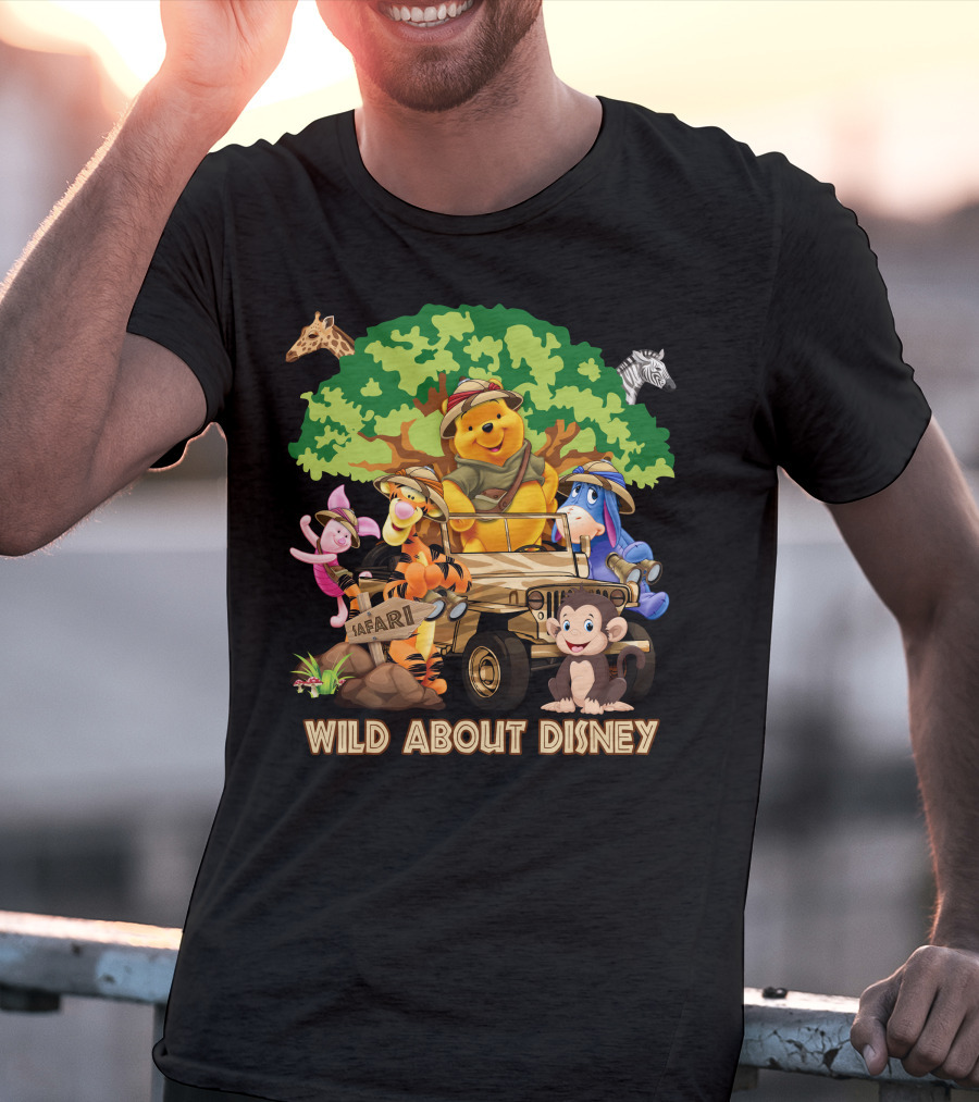 Winnie The Pooh Safari Adventure Wild About Disney T-Shirt