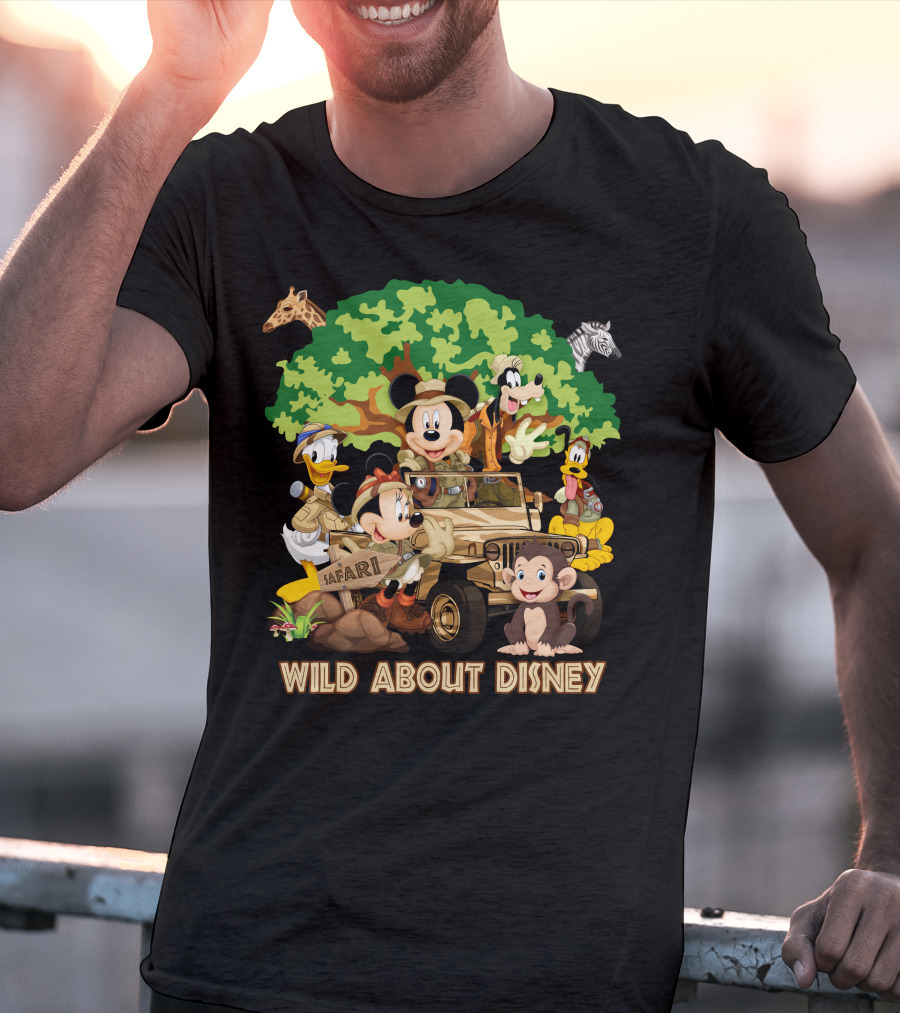 Wild About Disney Safari Mickey And Friends T-Shirt