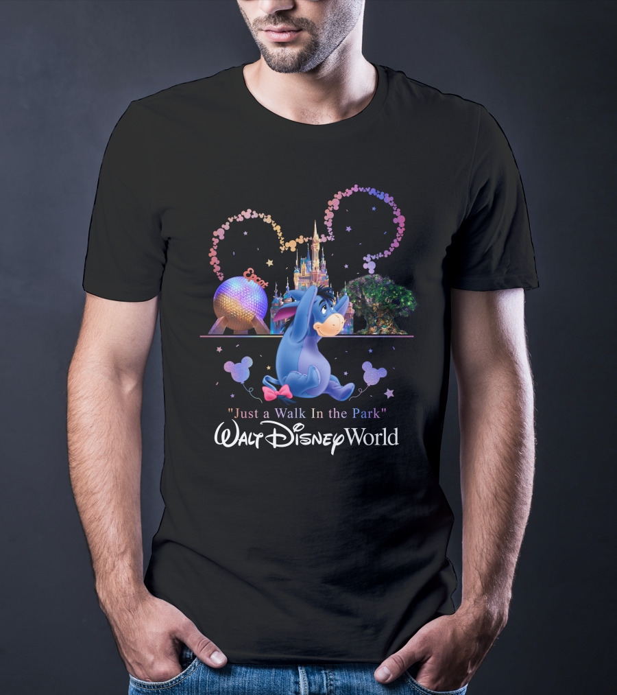 Eeyore Just A Walk In The Park Walt Disney World Epcot T-Shirt