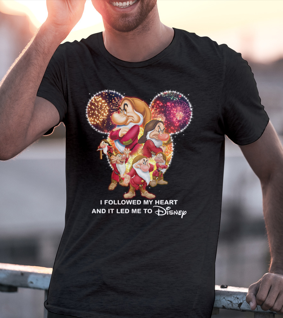 Grumpy I Followed My Heart And It Led Me To Disney Fireworks T-Shirt