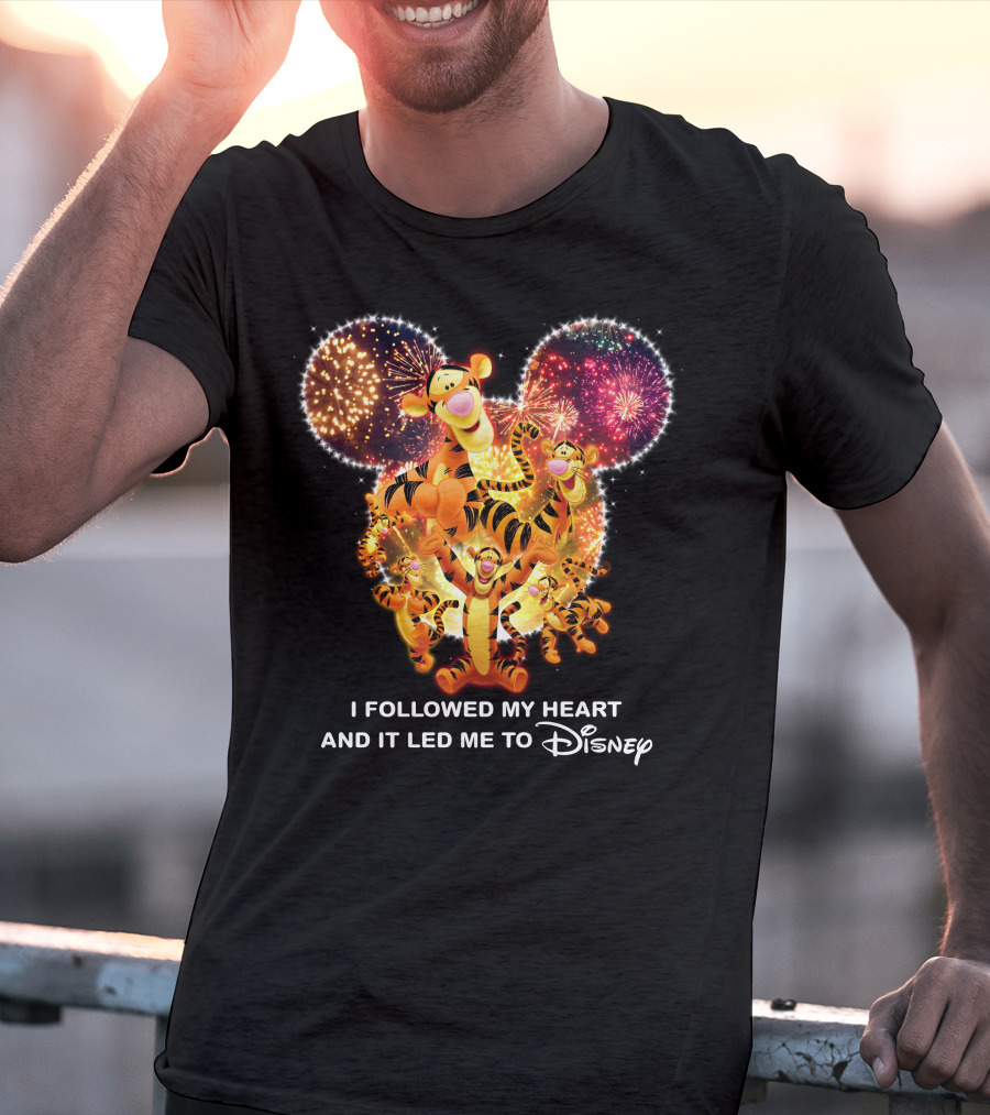 Tigger I Followed My Heart And It Led Me To Disney T-Shirt
