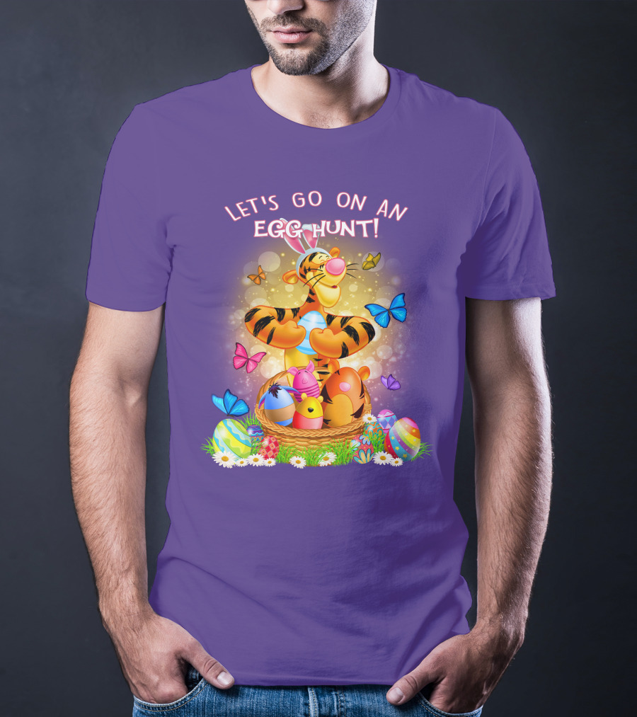 Let's Go On An Egg Hunt Tigger T-Shirt