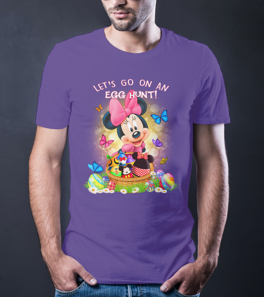 Let's Go On An Egg Hunt Minnie T-Shirt