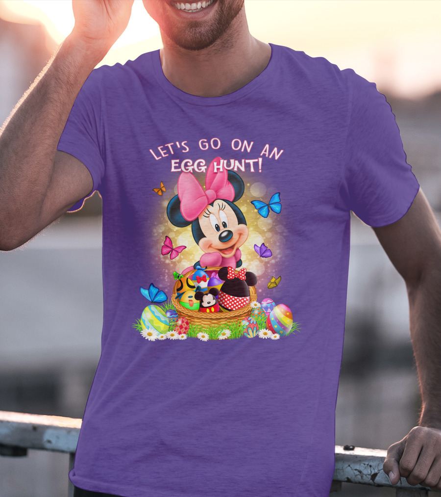 Let's Go On An Egg Hunt Minnie T-Shirt