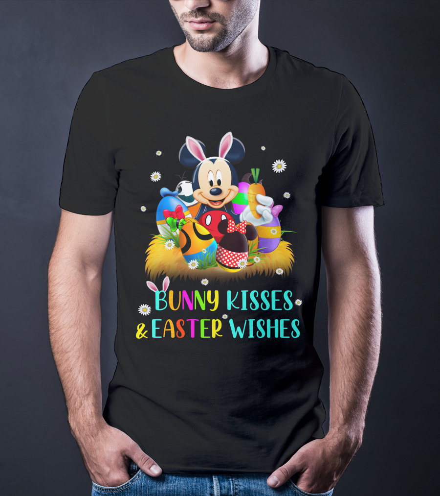 Mickey Bunny Kisses & Easter Wishes T-Shirt