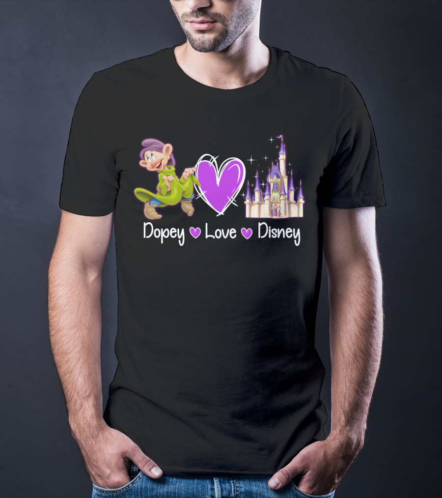 Dopey Love Disney Castle Magic T-Shirt