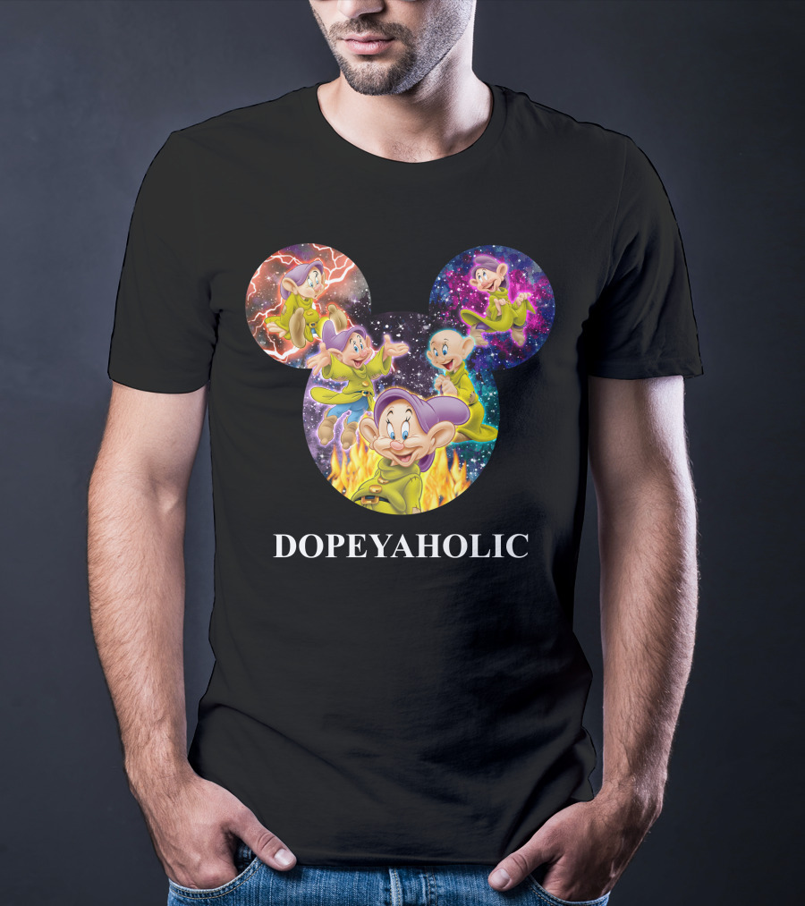 Dopeyaholic Mickey Mouse Ears Multiverse Dopey Wonderland T-Shirt