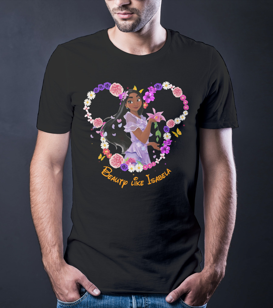 Beauty Like Isabela Encanto Floral Heart T-Shirt