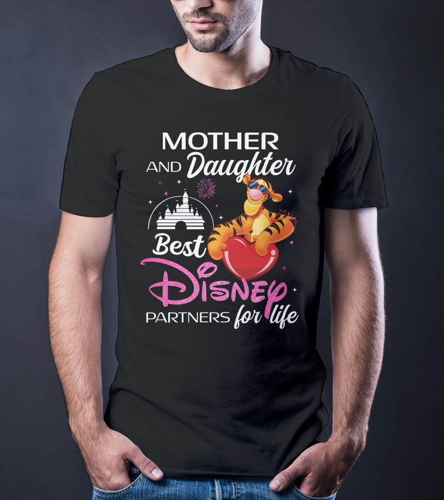 Mother And Daughter Best Disney Partners For Life Tigger T-Shirt