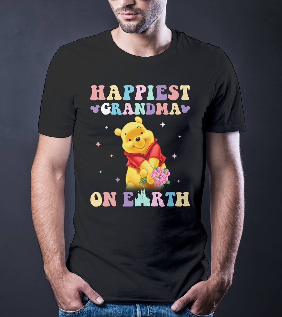 Happiest Grandma On Earth Winnie The Pooh Disney T-Shirt