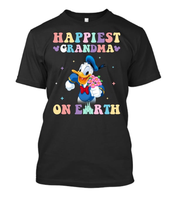Happiest Grandma On Earth Donald T-Shirt