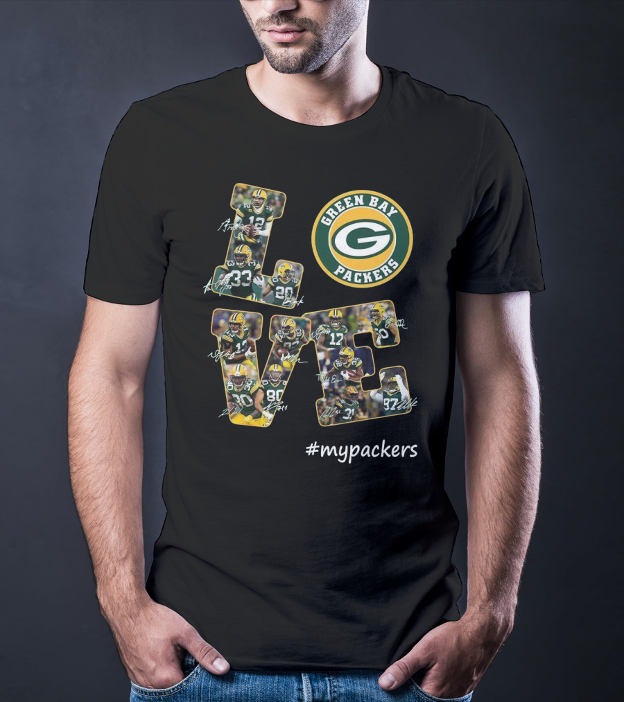Green Bay Packers Love #Mypackers T-Shirt