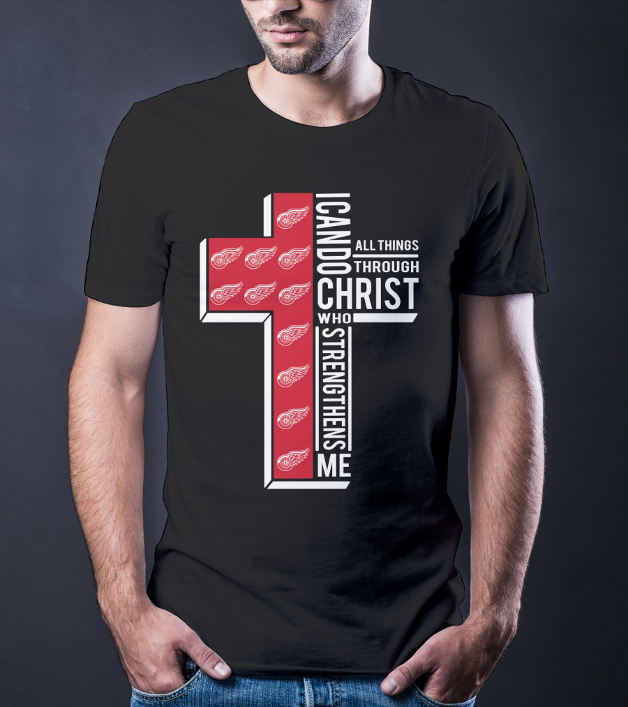 I Can Do All Things Through Christ Red Wings T-Shirt