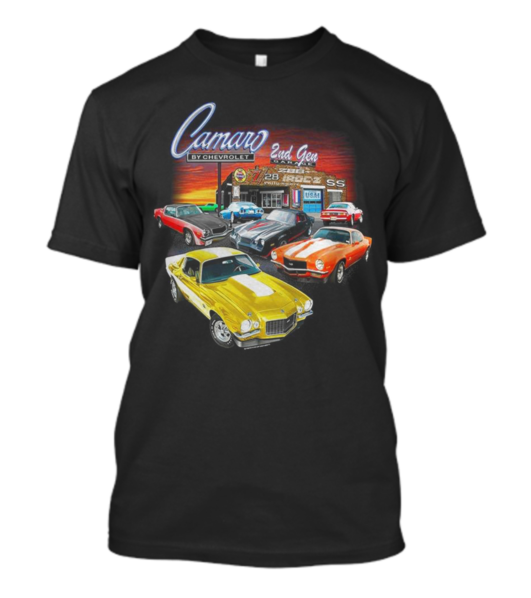 Camaro By Chevrolet 2nd Gen Garage Z28 SS T-Shirt