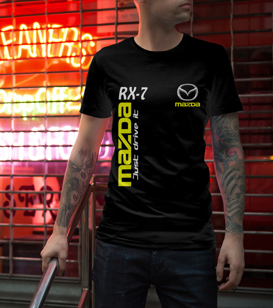 Mazda RX-7 Just Drive It T-Shirt