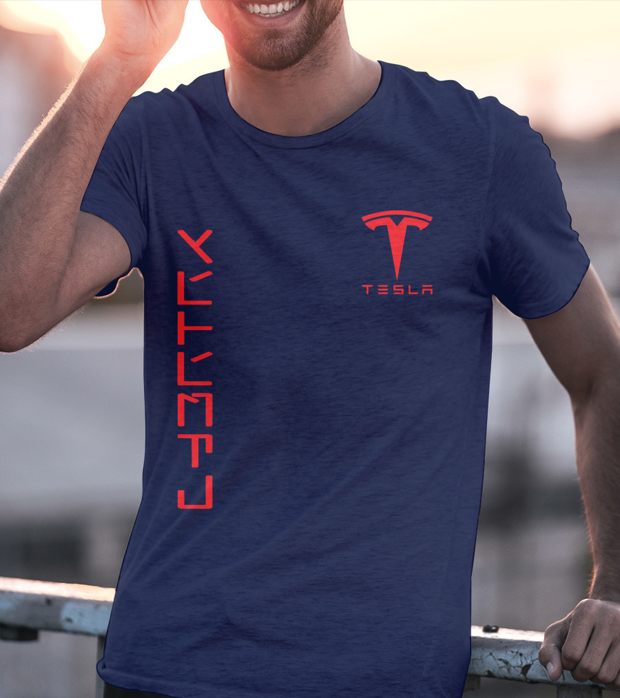 Tesla Cybertruck Logo Emblem T-Shirt