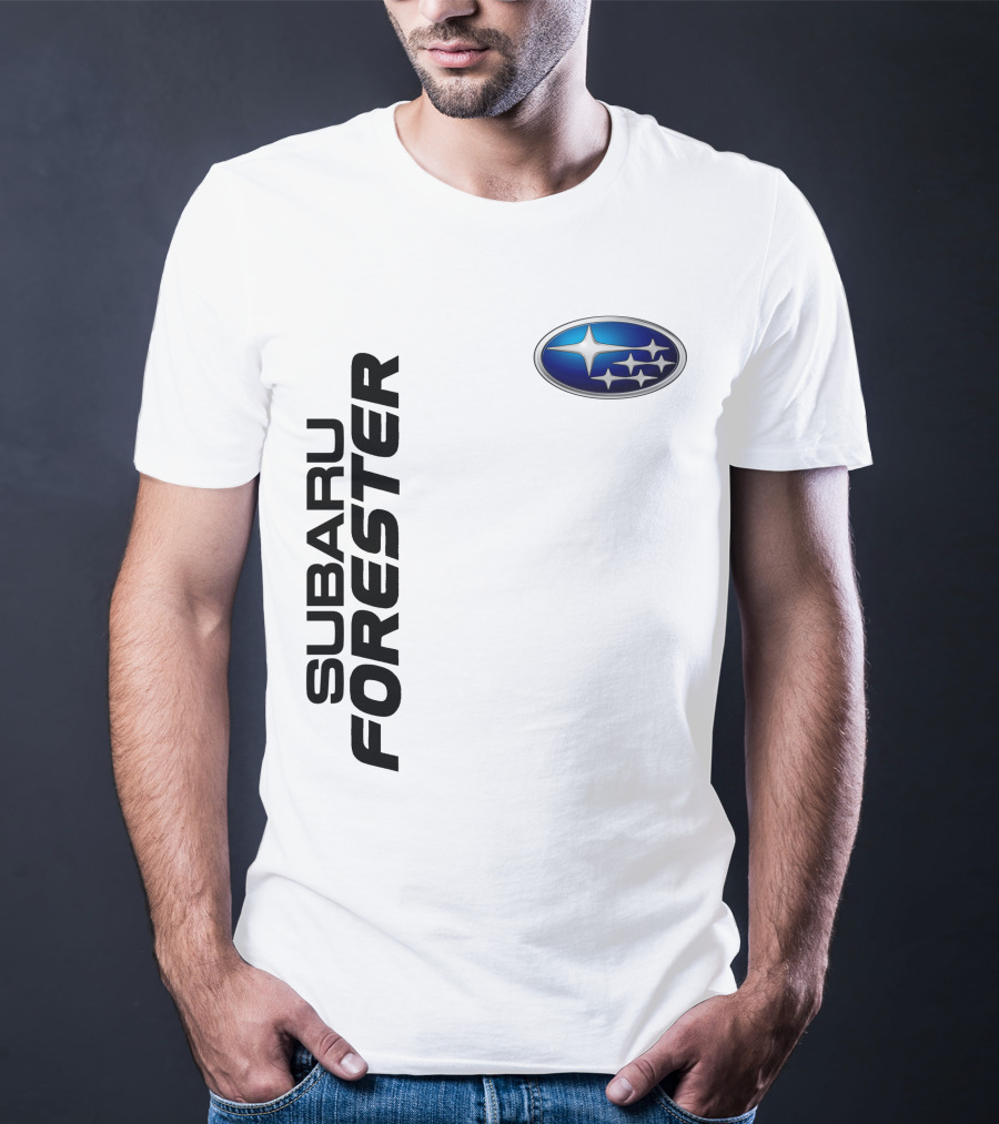 SUBARU FORESTER Logo Oval Badge T-Shirt