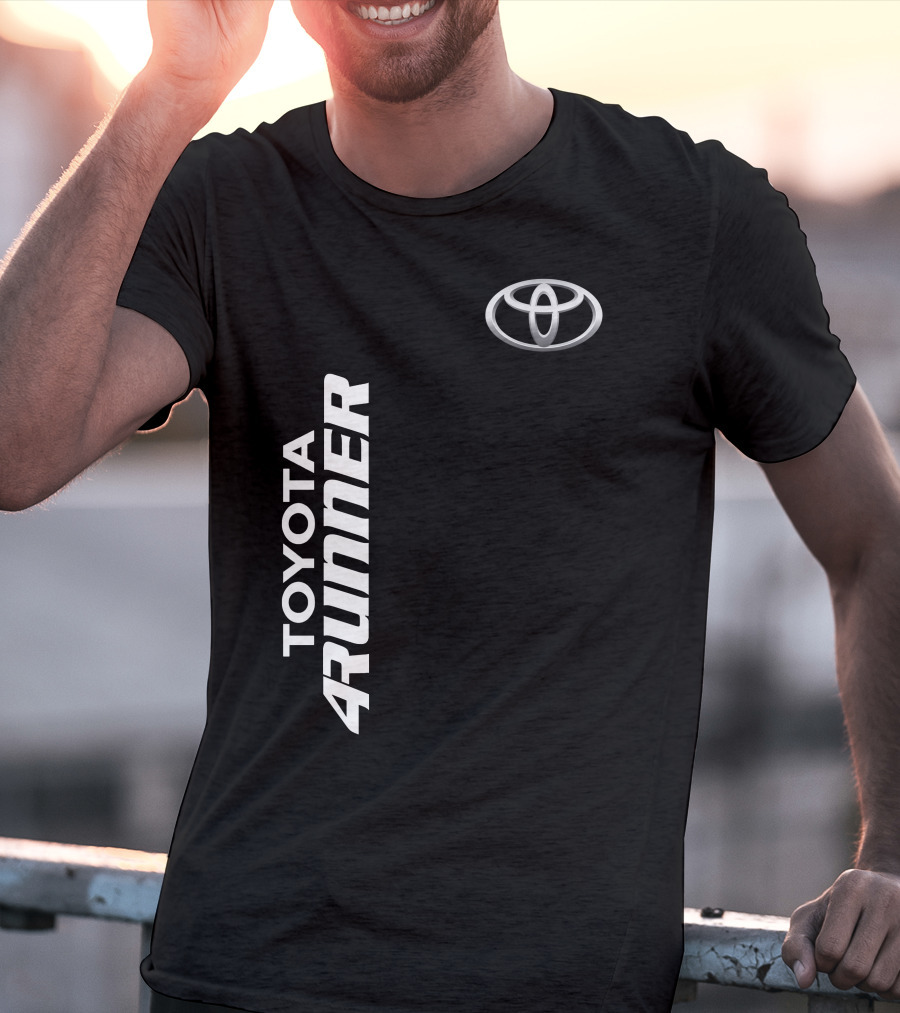 TOYOTA 4RUNNER Vertical Text With Toyota T-Shirt
