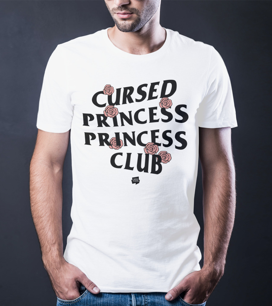 Cursed Princess Club Webtoon Merchandise Roses T-Shirt
