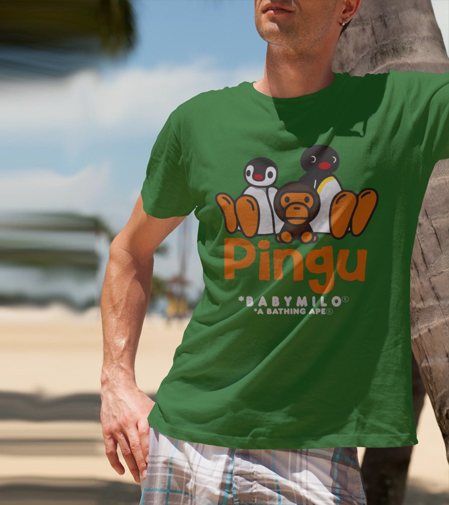 Pingu Baby Milo A Bathing Ape Collaboration T-Shirt