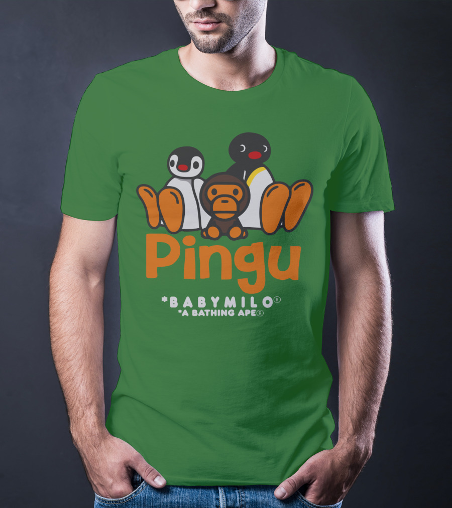 Pingu Baby Milo A Bathing Ape Collaboration T-Shirt