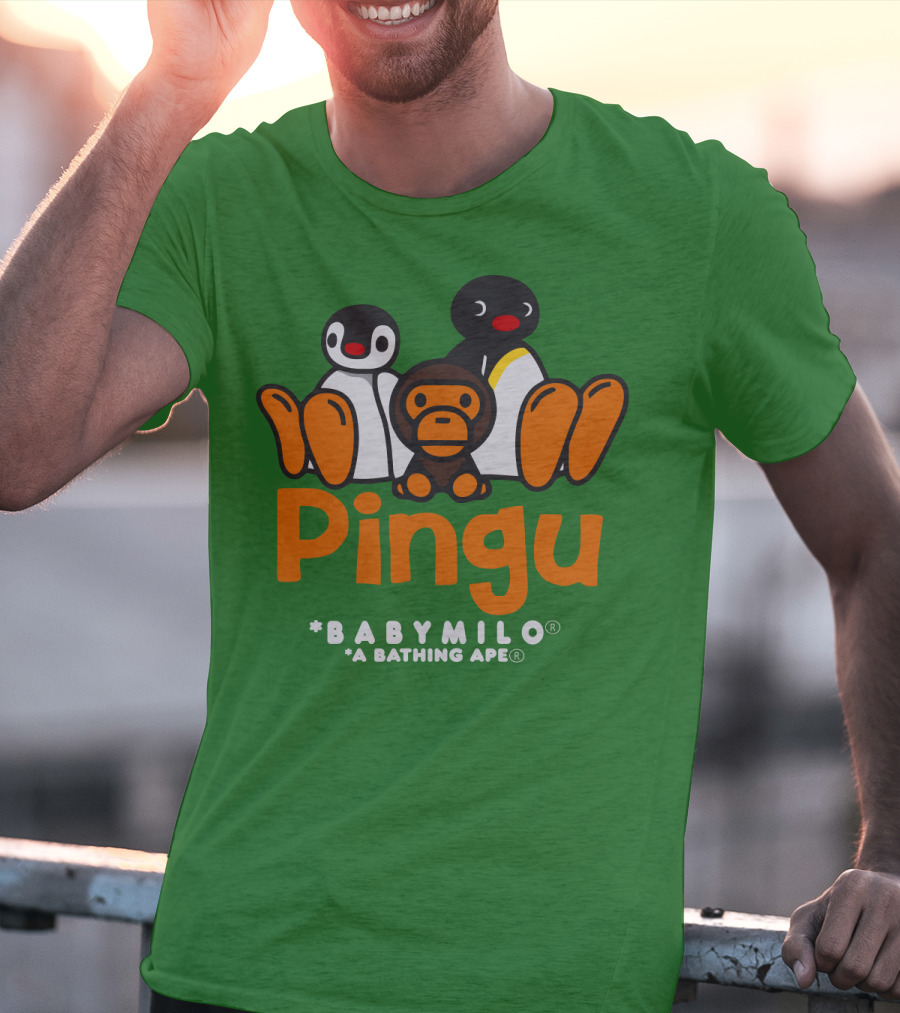 Pingu Baby Milo A Bathing Ape Collaboration T-Shirt