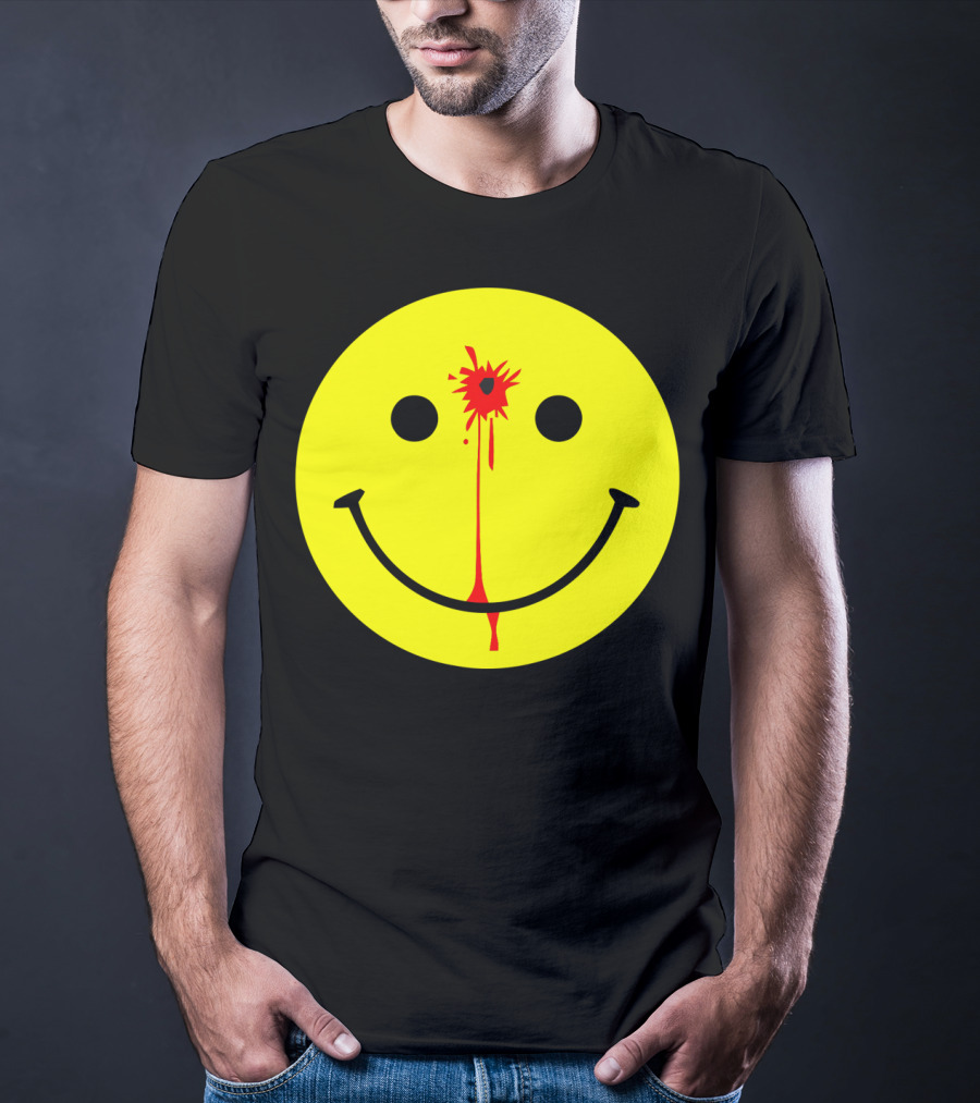 Have A Nice Day Smiley Face Blood Splatter T-Shirt