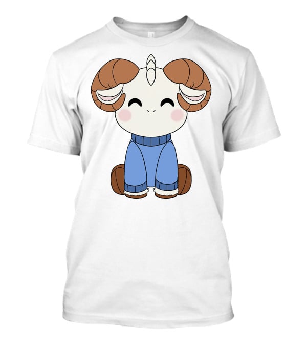 Jschlatt Ram Hoodie Min Plush Cartoon T-Shirt